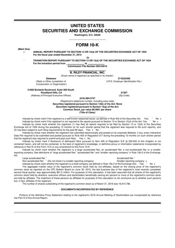 Thumbnail BRC Group Holdings 10-K Annual Report 2015