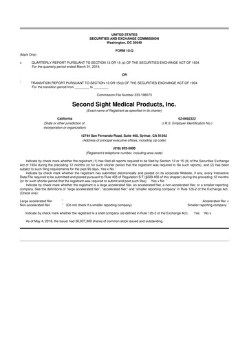 Thumbnail Vivani Medical 10-Q Quarterly Report FY2016 