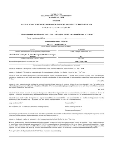 Thumbnail Fintech Scion (FintechCashier) 10-K Annual Report 2016