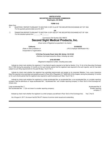 Thumbnail Vivani Medical 10-Q Quarterly Report FY2017 