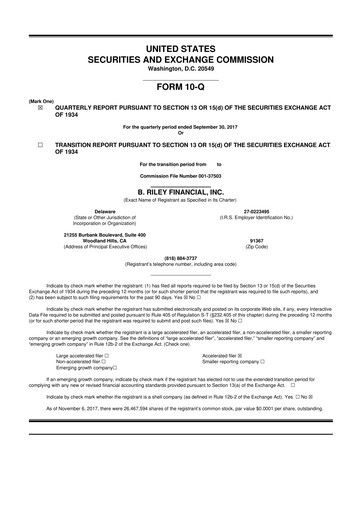Thumbnail BRC Group Holdings 10-Q Quarterly Report FY2017 