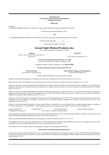 Thumbnail Vivani Medical 10-K Annual Report 2017