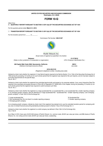 Vorschaubild Alto Ingredients 10-Q Quartalsbericht 2018 