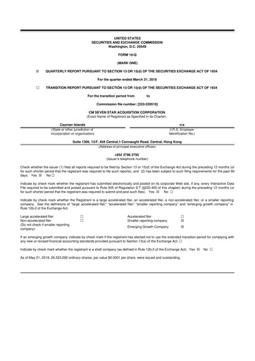 Miniature Kaixin Holdings 10-Q Rapport trimestriel 2018 