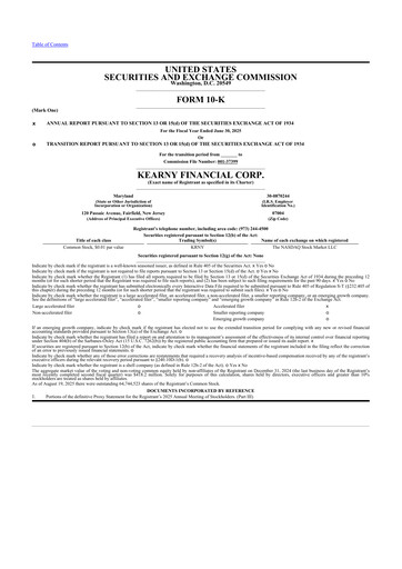 Thumbnail Kearny Financial
 10-K Annual Report 2025