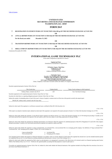 Thumbnail Brightstar Lottery 20-F Annual Report 2023