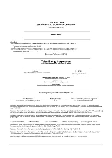 Thumbnail Talen Energy 10-Q Quarterly Report FY2025 