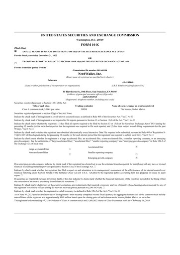 Thumbnail NerdWallet 10-K Annual Report 2023