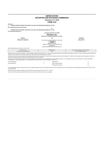 Thumbnail CS Disco 10-Q Quarterly Report FY2026 