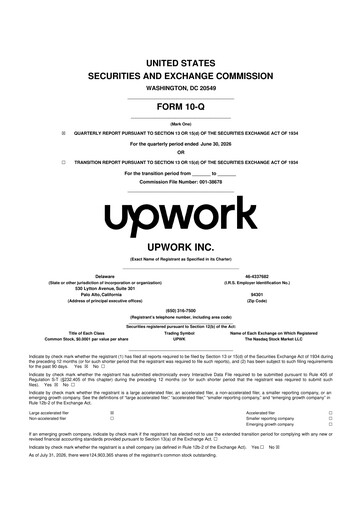 Thumbnail Upwork 10-Q Quarterly Report FY2026 