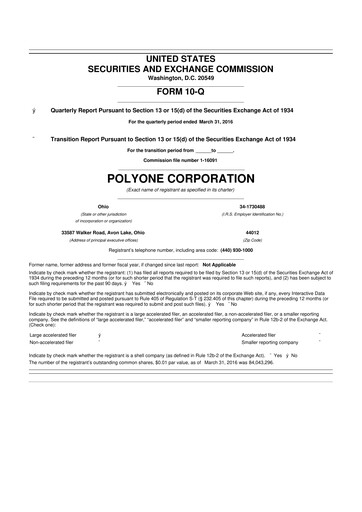 Vorschaubild Avient 10-Q Quartalsbericht 2016 