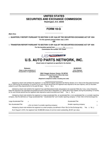 Thumbnail CarParts.com
 10-Q Quarterly Report FY 