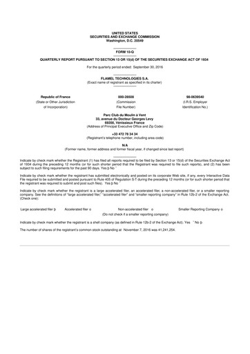 Thumbnail Avadel Pharmaceuticals
 10-Q Quarterly Report FY2016 