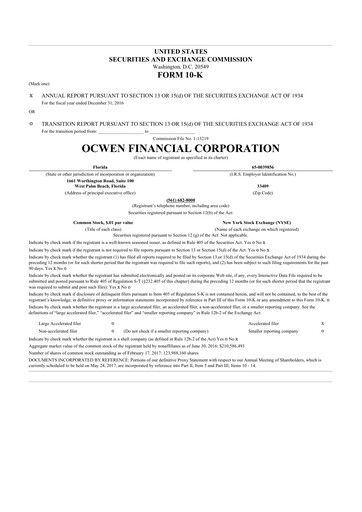 Thumbnail Onity Group 10-K Annual Report 2016