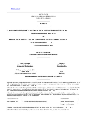 Thumbnail Upland Software
 10-Q Quarterly Report FY2017 