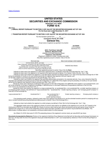 Miniature Avalo Therapeutics 10-K Rapport annuel 2017