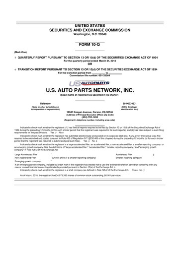 Thumbnail CarParts.com
 10-Q Quarterly Report FY 