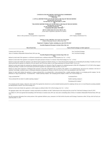 Thumbnail Lument Finance Trust 10-K Annual Report 2018