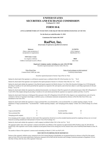 Thumbnail RadNet 10-K Annual Report 2018