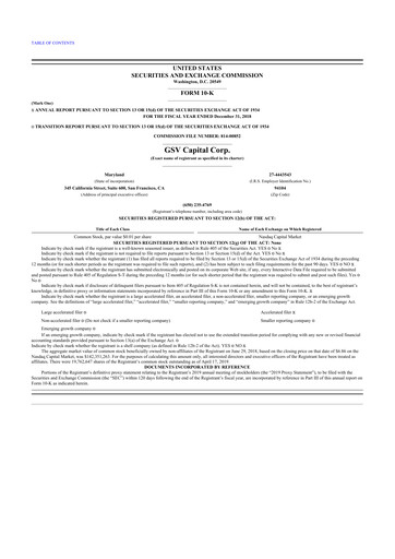 Thumbnail SuRo Capital 10-K Annual Report 