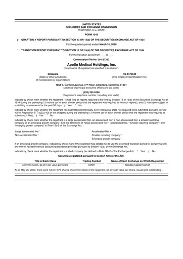 Thumbnail Astrana Health 10-Q Quarterly Report FY2020 