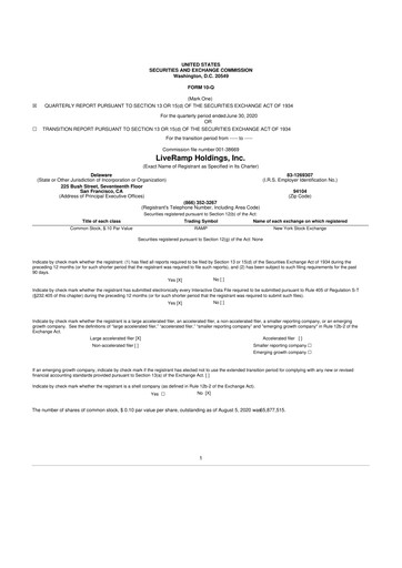 Thumbnail LiveRamp 10-Q Quarterly Report FY2021 