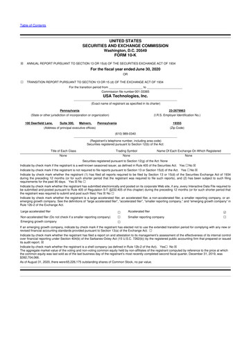 Thumbnail Cantaloupe 10-K Annual Report 2020