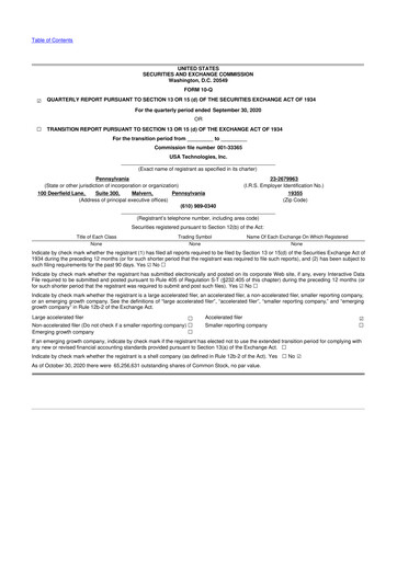 Thumbnail Cantaloupe 10-Q Quarterly Report FY2021 