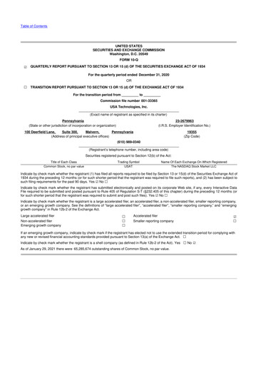 Thumbnail Cantaloupe 10-Q Quarterly Report FY2021 