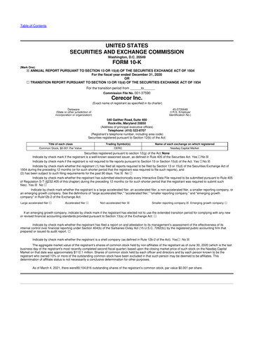 Miniature Avalo Therapeutics 10-K Rapport annuel 2020