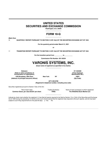 Thumbnail Varonis Systems 10-Q Quarterly Report FY2021 