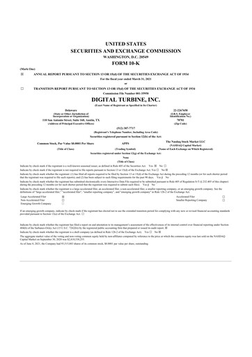 Thumbnail Digital Turbine
 10-K Annual Report 2021