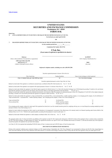 Thumbnail C3 AI 10-K Annual Report 2021