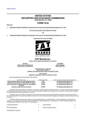 Thumbnail FAT Brands 10-Q Quarterly Report FY2021 