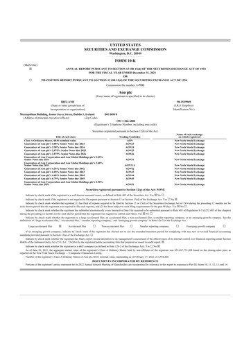 Thumbnail Aon 10-K Annual Report 2021