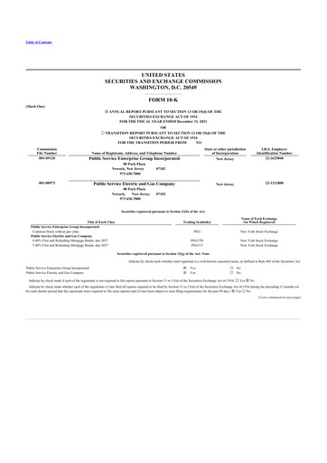 Thumbnail PSEG 10-K Annual Report 