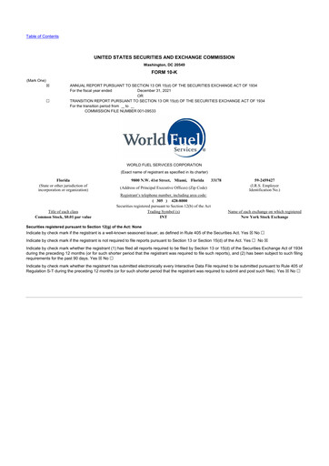 Miniature World Kinect 10-K Rapport annuel 2021