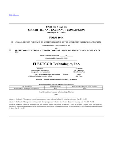 Miniature Corpay 10-K Rapport annuel 2021