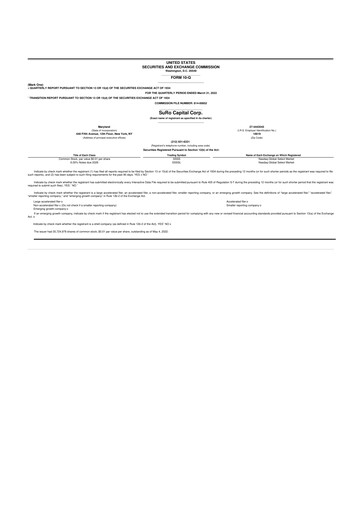 Thumbnail SuRo Capital 10-Q Quarterly Report FY 