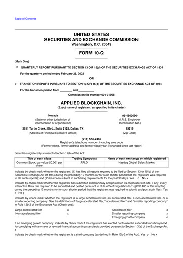 Thumbnail Applied Digital 10-Q Quarterly Report FY2022 