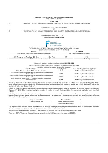 Thumbnail FTAI Aviation 10-Q Quarterly Report FY2022 