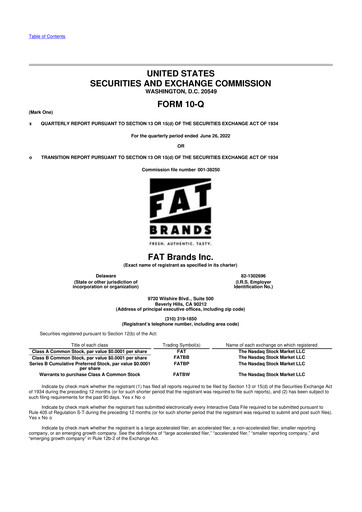 Thumbnail FAT Brands 10-Q Quarterly Report FY2022 