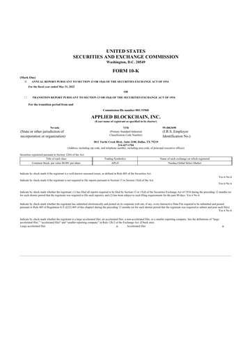 Miniature Applied Digital 10-K Rapport annuel 2022