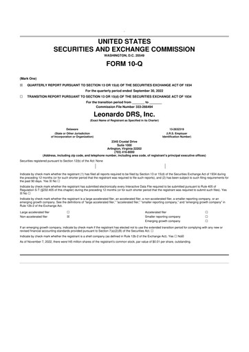 Thumbnail Leonardo DRS 10-Q Quarterly Report FY2022 