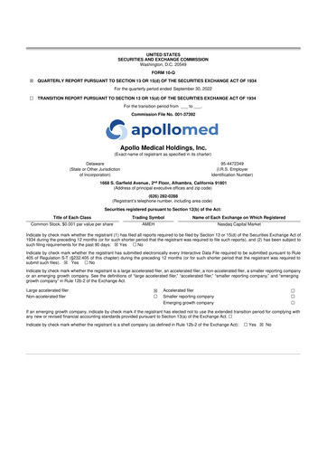 Thumbnail Astrana Health 10-Q Quarterly Report FY2022 