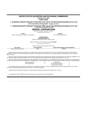 Thumbnail Vericel
 10-Q Quarterly Report FY 