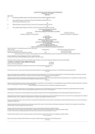 Thumbnail Novo Nordisk 20-F Annual Report 2022