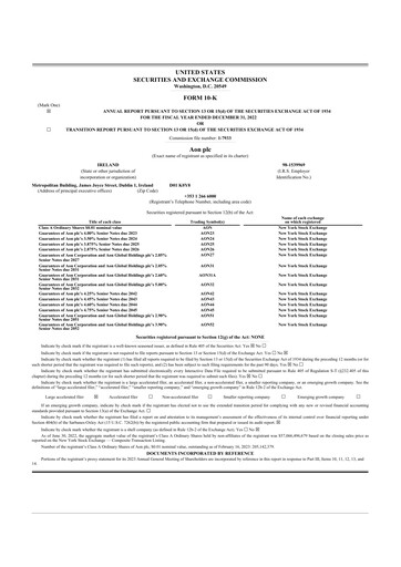 Thumbnail Aon 10-K Annual Report 2022