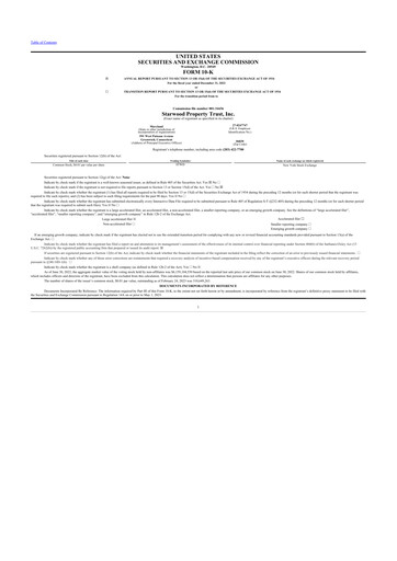 Thumbnail Starwood Property Trust 10-K Annual Report 2022