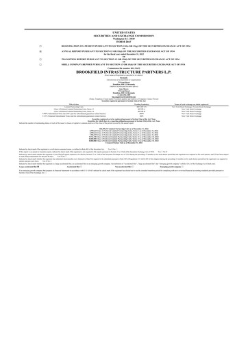 Vorschaubild Brookfield Infrastructure Partners
 20-F Jahresbericht 2022